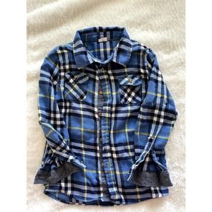 Gently Used Kids Super soft EGG New York plaid flannel - Sz 5